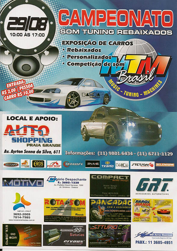 Campeonato Som Automotivo - Praia Grande - SP